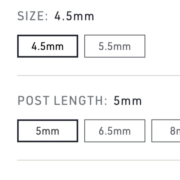 Maria Tash Diamond Moon Threaded Stud Earring 18K Yellow Gold 4.5mm - Picture 5 of 8